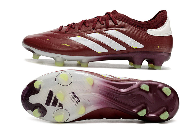 Chuteira Campo Adidas Copa Pure II+FG Bordo "Energy Citrus Pack"