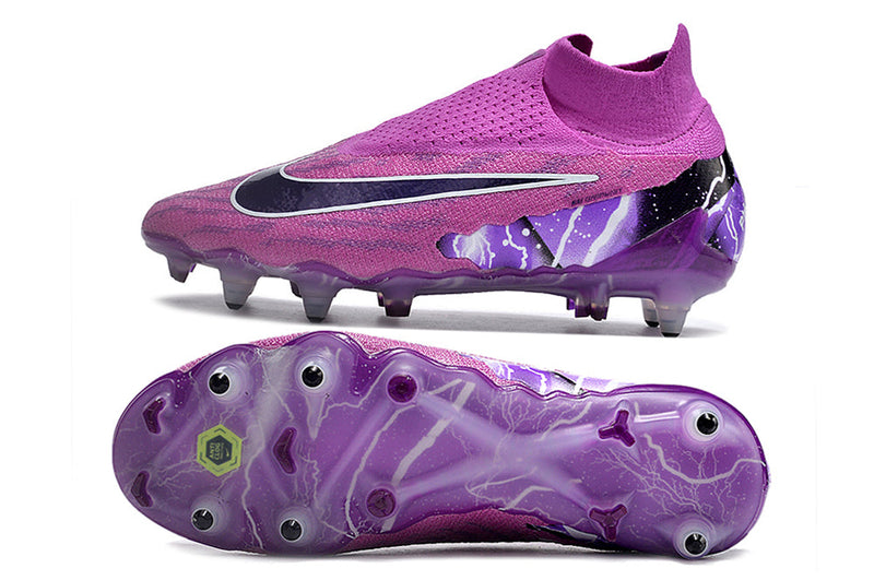 Chuteira Campo Nike Phantom GX DF Elite Ponta de Aluminio Roxa "Thunder"