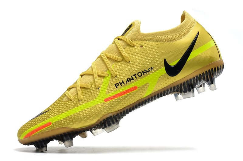 Chuteira Campo Nike Phantom GT2 Elite FG Dourada