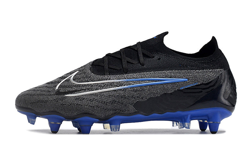 Chuteira Campo Nike Phantom GX Elite SG Preta e Azul "Shadow Pack"