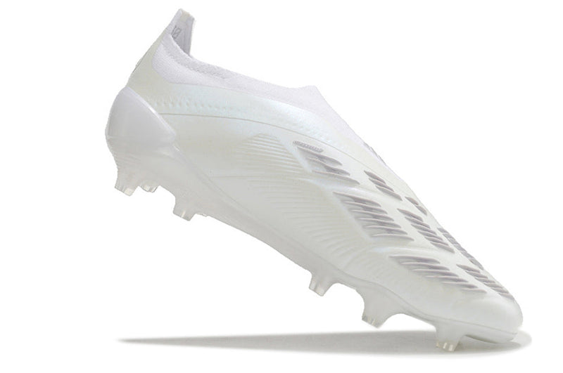 Chuteira Campo Adidas Predator LL Elite FG Branca "Pearlized Pack"