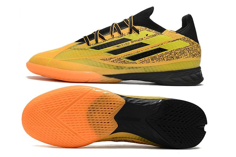 Chuteira Futsal Adidas X Speedflow Messi.1 IC Amarela e Preto