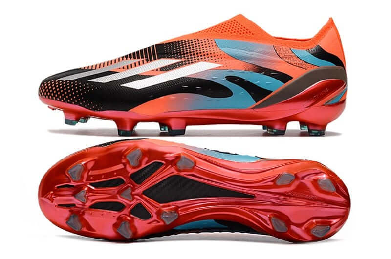 Chuteira Campo Adidas X SpeedPortal Messi+ L10nel M35si FG Laranja e Preto