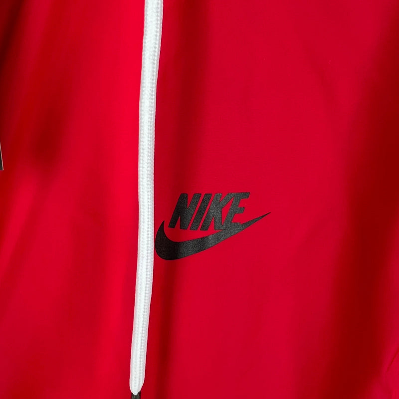 Corta Vento Nike Sportswear Vermelho e Branca