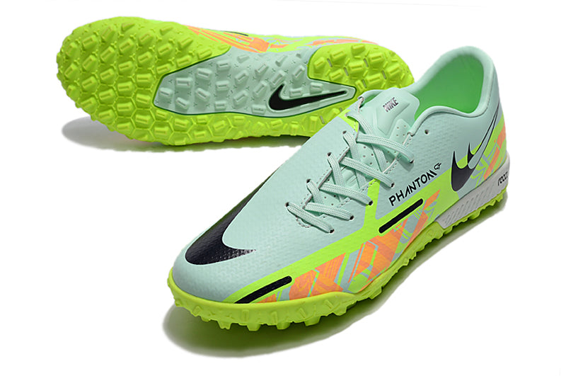 Chuteira Society Nike Phantom GT2 Elite TF Verde "Bonded Pack"