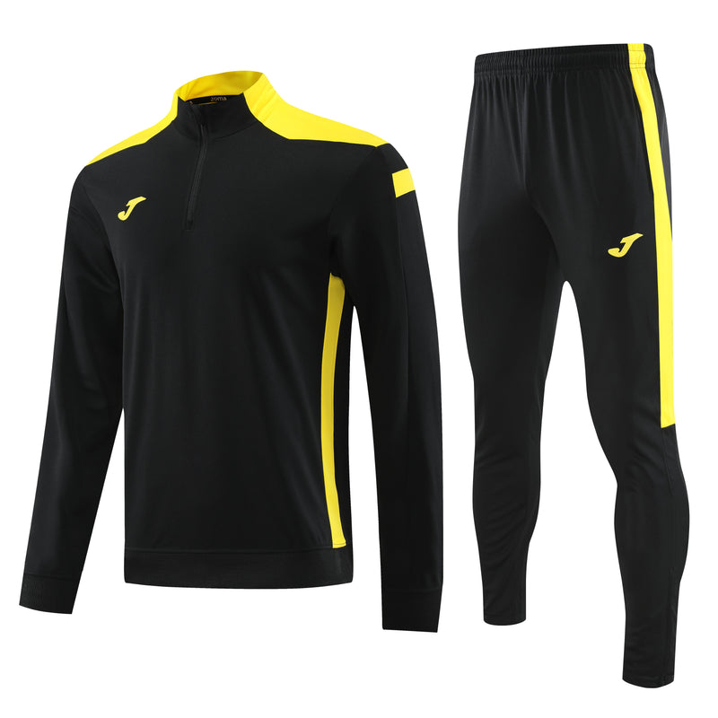 Conjunto de Frio Joma Training Amarelo e Preto