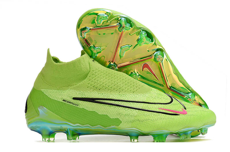 Chuteira Campo Nike Phantom GX DF Elite FG Verde