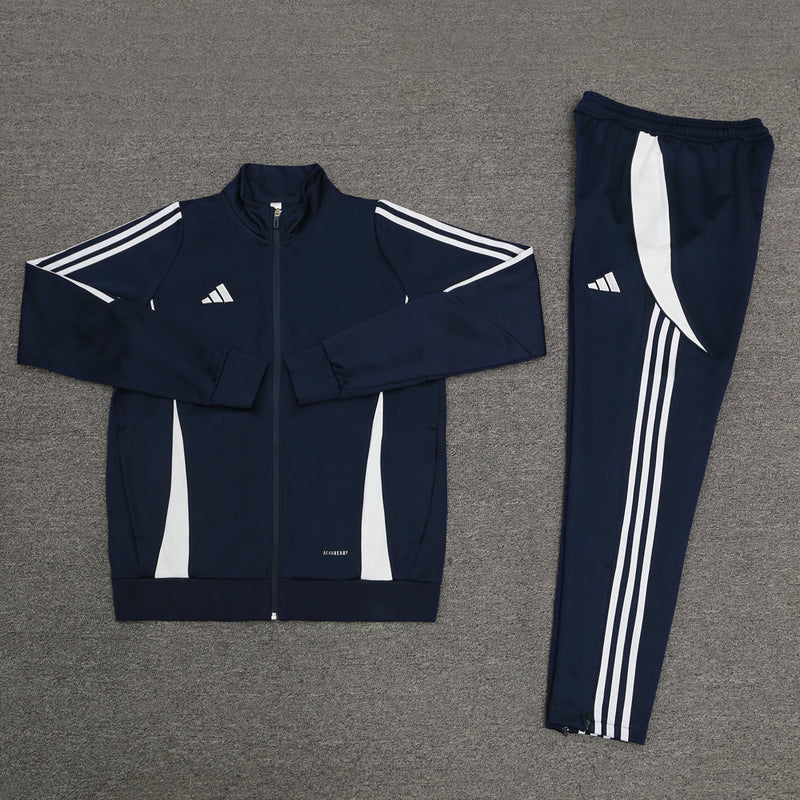 Conjunto de Frio Adidas Sportswear Azul e Branco