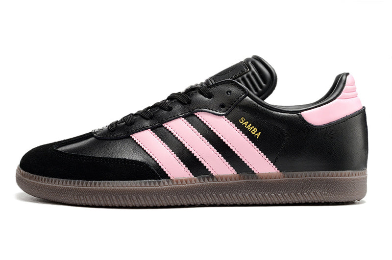 Chuteira Futsal Adidas Lionel Messi x Samba IC Preto e Rosa