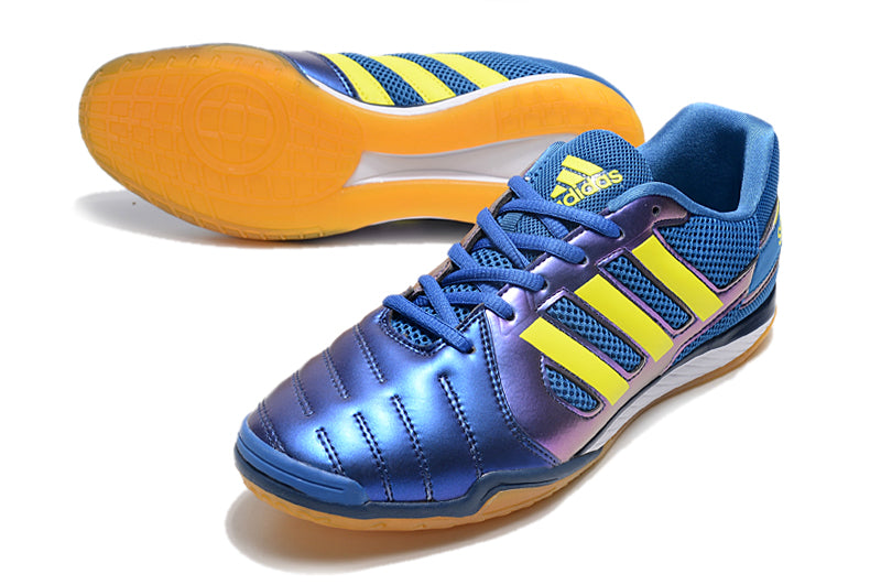 Chuteira Futsal Adidas Top Sala IC Azul e Verde