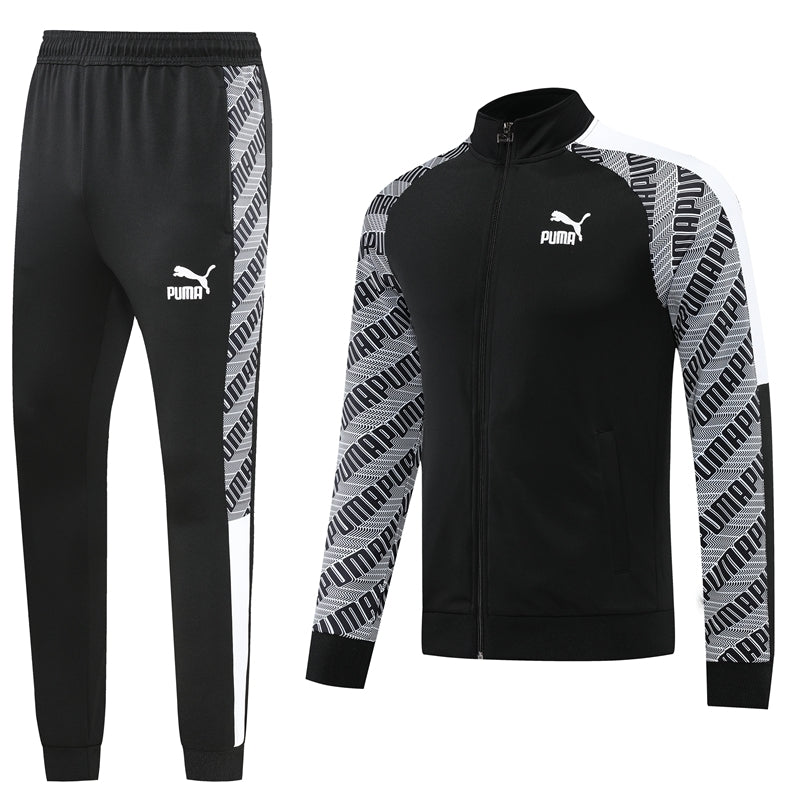 Conjunto de Frio Puma Sportswear Preto e Cinza