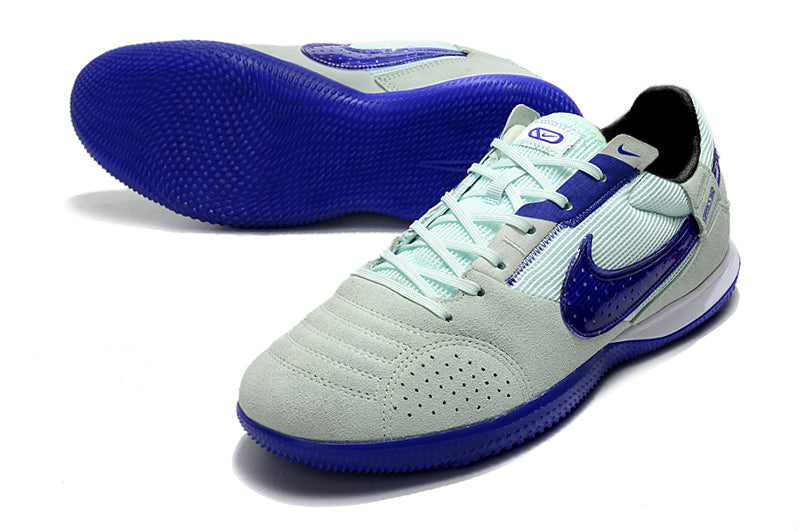 Chuteira Futsal Nike StreetGato IC Cinza e Azul