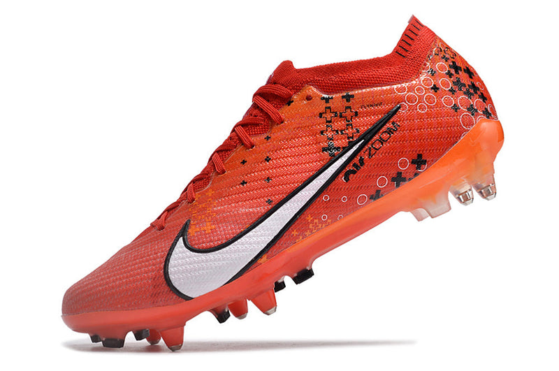 Chuteira Campo Nike Air Zoom Mercurial Vapor 15 Elite Ponta de Aluminio Vermelha "Dream Speed 7"