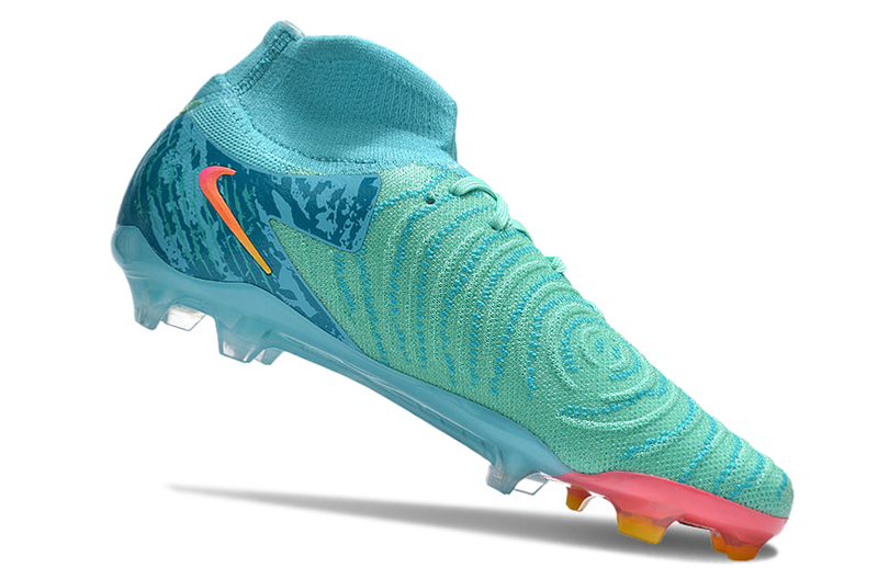 Chuteira Campo Nike Phantom Luna 2 Elite FG Azul e Verde "Vortex Pack"