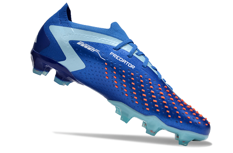 Chuteira Campo Adidas Predator Accuracy.1 Low FG Azul "Marine Rush Pack"