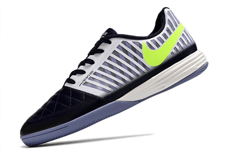 Chuteira Futsal Nike Lunar Gato II IC Azul, Branca e Verde