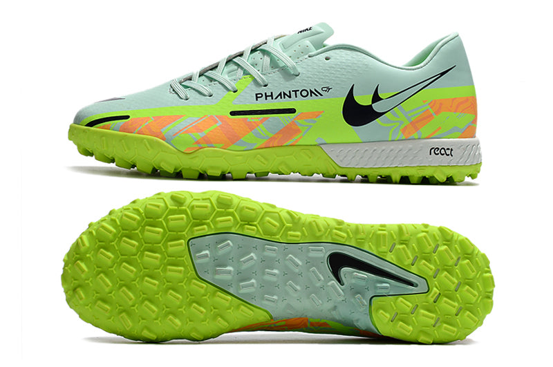 Chuteira Society Nike Phantom GT2 Elite TF Verde "Bonded Pack"