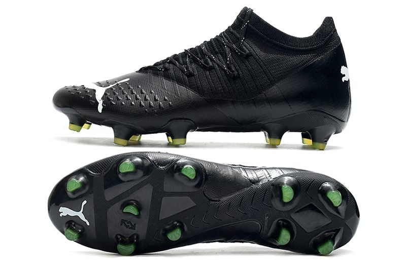 Chuteira Campo Puma Future Z 1.3 FG Preta e Verde "Instinct"