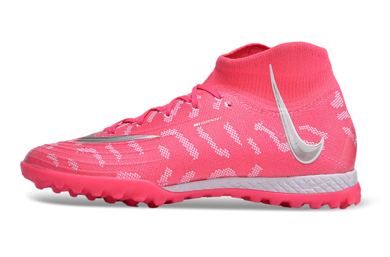 Chuteira Society Nike Phantom Luna Elite TF Rosa