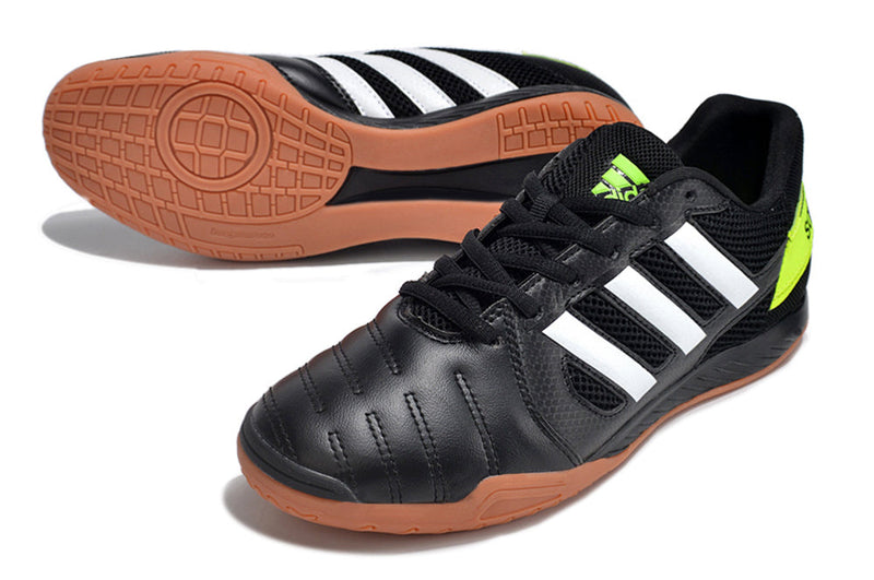 Chuteira Futsal Adidas Top Sala IC Preta e Branca