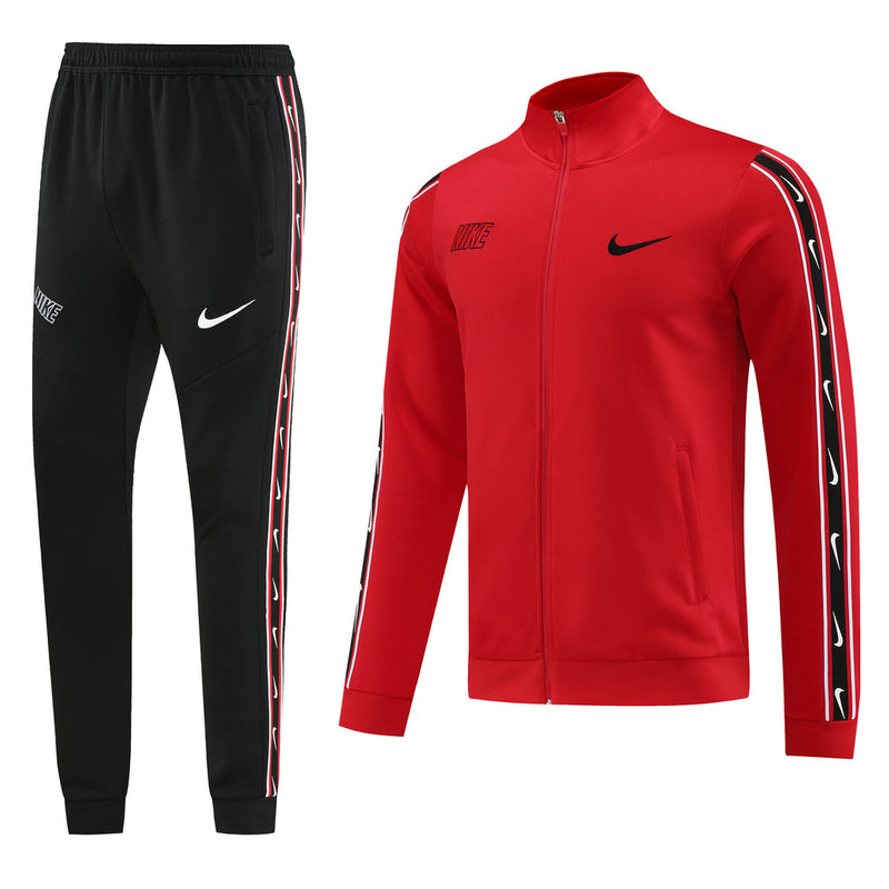 Conjunto de Frio Nike Sportswear Vermelho e Preto