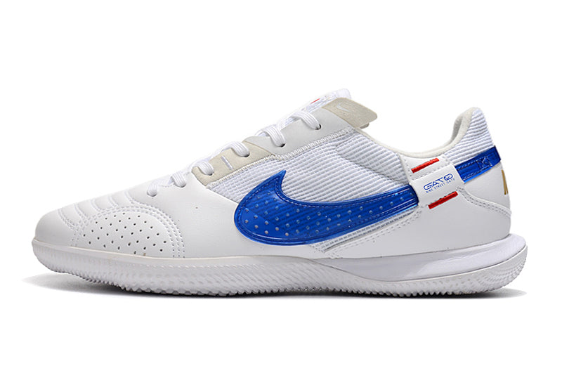 Chuteira Futsal Nike StreetGato IC Branca e Azul