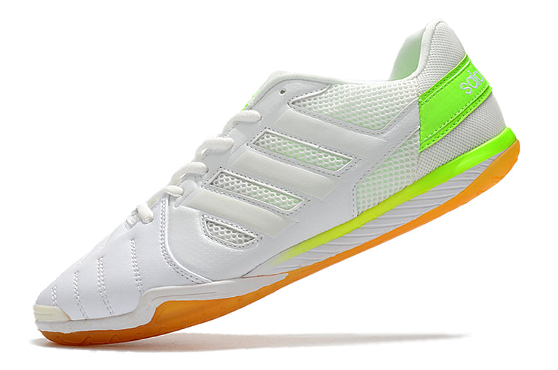 Chuteira Futsal Adidas Top Sala IC Branca e Verde