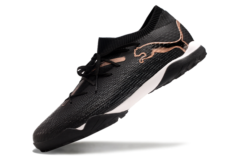 Chuteira Society Puma Future 7 TF Preta "Eclipse Pack"