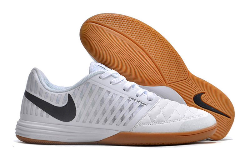 Chuteira Futsal Nike Lunar Gato II IC Branca e Preta