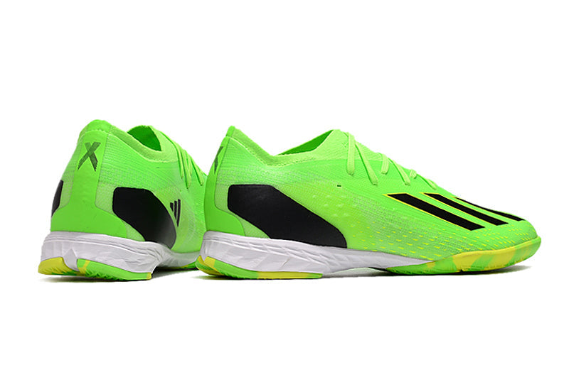 Chuteira Futsal Adidas X SpeedPortal.1 IC Verde "Game Data Pack"