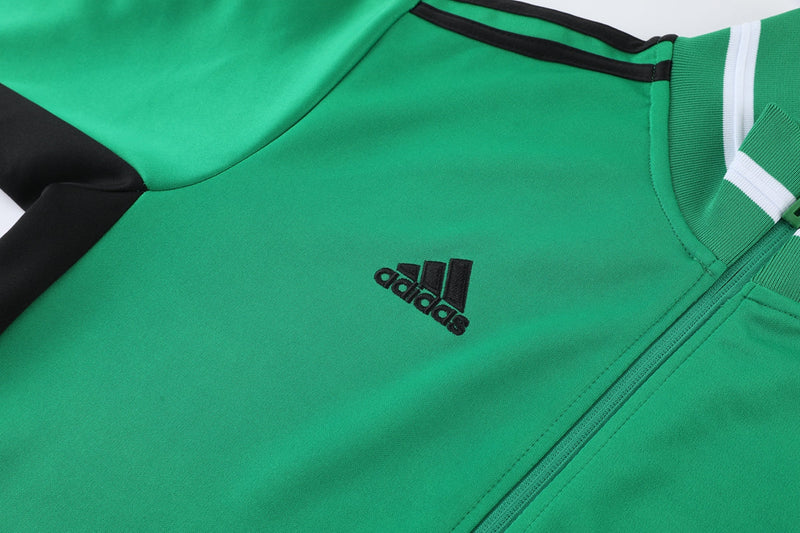 Conjunto de Frio Adidas Sportswear Verde, Preto e Branco