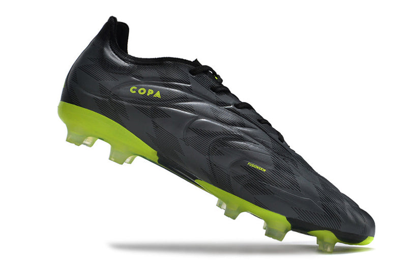 Chuteira Campo Adidas Copa Pure.1 FG Preta e Verde "Crazycharged Pack"