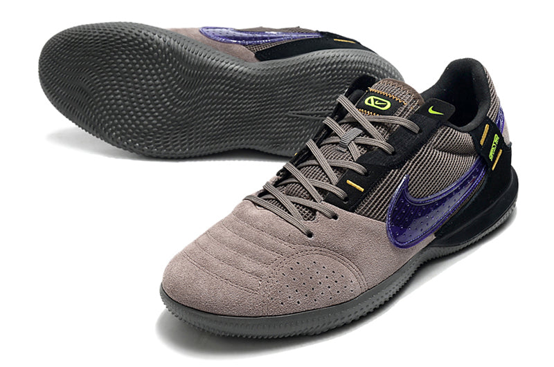 Chuteira Futsal Nike StreetGato IC Cinza e Roxo