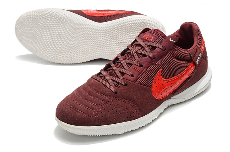 Chuteira Futsal Nike StreetGato IC Bordo e Vermelho