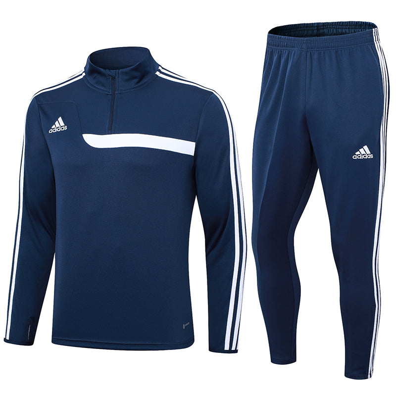 Conjunto de Frio Adidas Training Azul e Branco