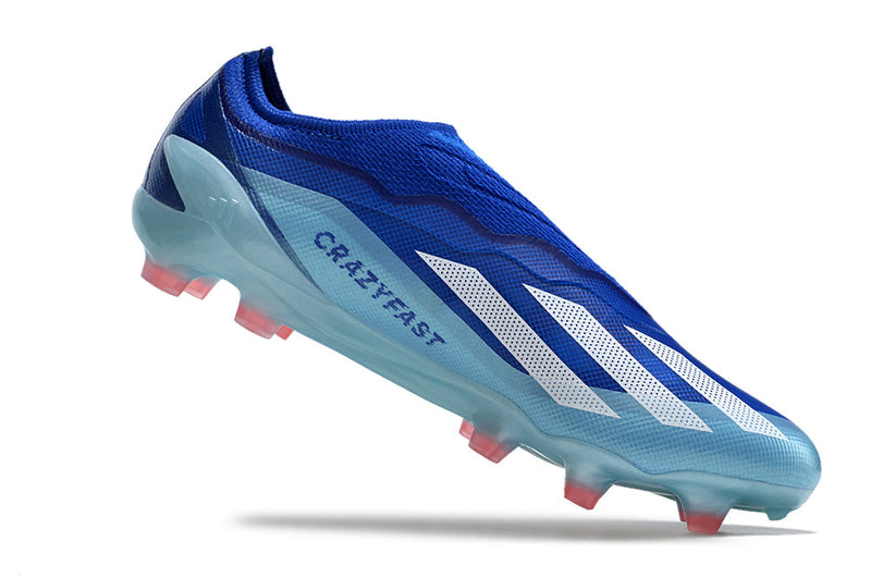 Chuteira Campo Adidas X CrazyFast.1 LL FG Azul "Marine Rush Pack"