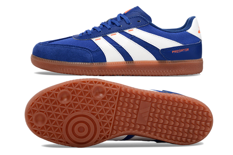 Chuteira Futsal Adidas Predator 24 Elite IC Azul e Branca