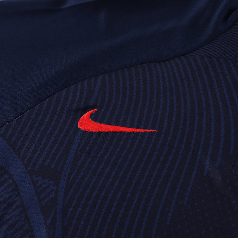 Conjunto de Frio Nike Training Azul e Vermelho