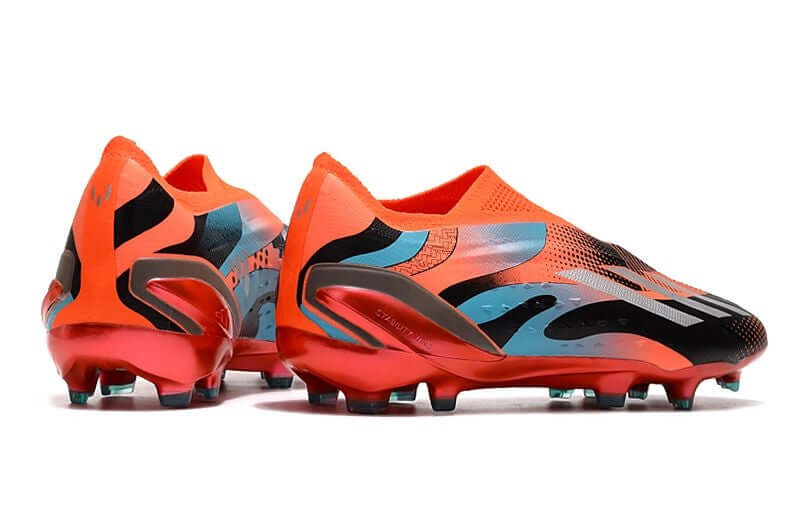 Chuteira Campo Adidas X SpeedPortal Messi+ L10nel M35si FG Laranja e Preto