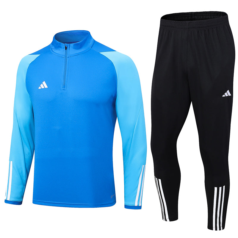 Conjunto de Frio Adidas Training Azul e Preto