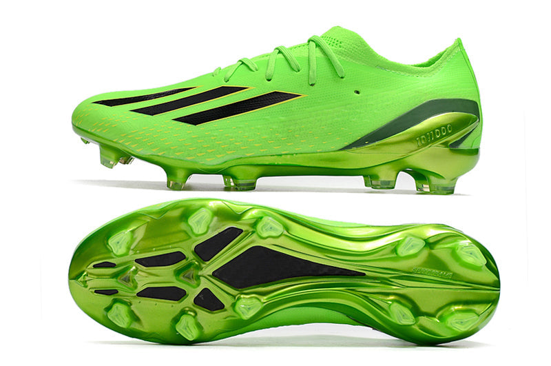 Chuteira Campo Adidas X Speedportal.1 FG Verde "Game Data Pack"