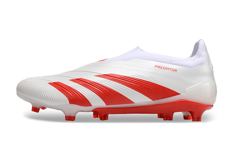 Chuteira Campo Adidas Predator LL Elite FG Branca e Vermelha "Arnold Pack"