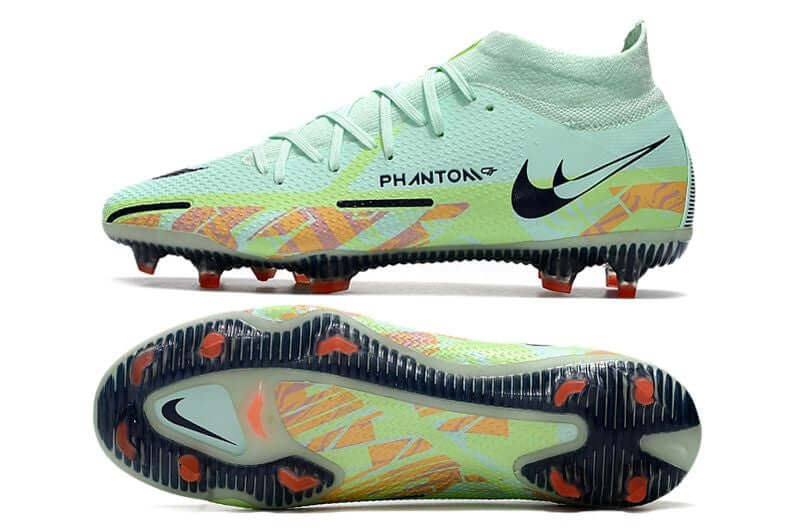 Chuteira Campo Nike Phantom GT2 DF Elite FG Verde "Bonded Pack"