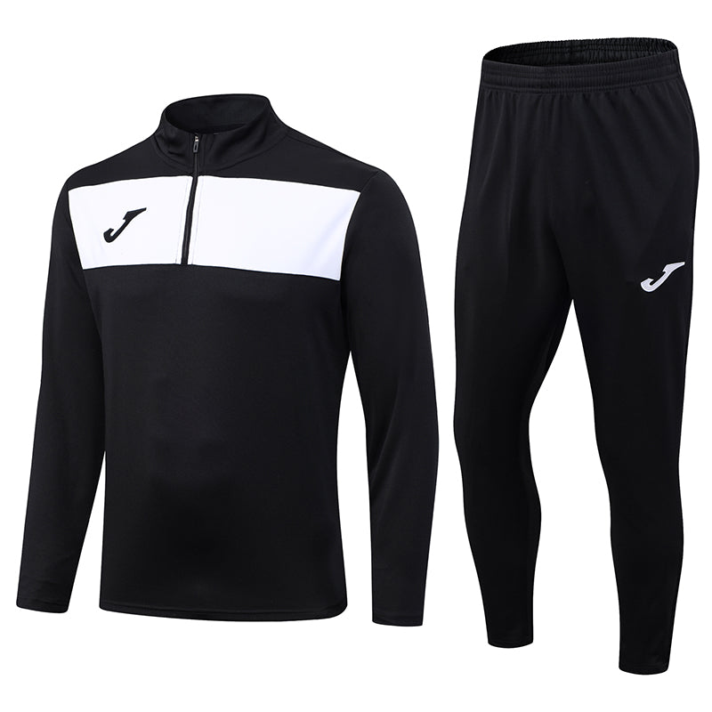 Conjunto de Frio Joma Training Preto e Branco