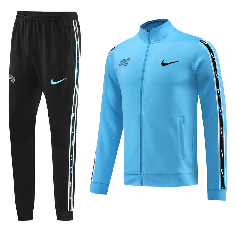 Conjunto de Frio Nike Sportswear Azul Claro e Preto