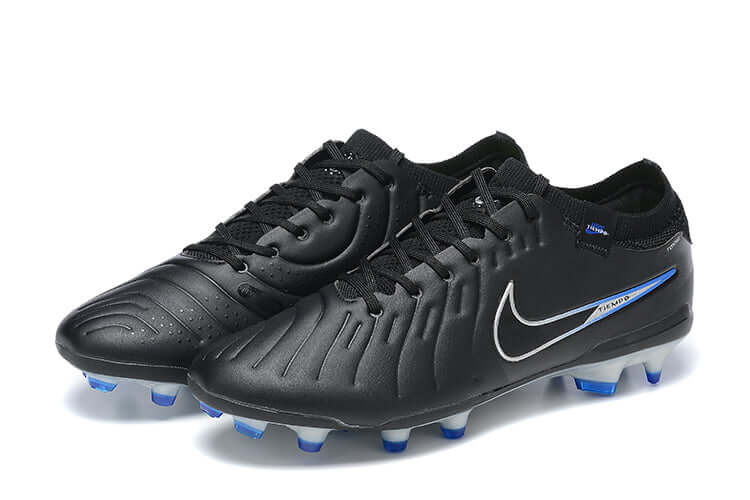 Chuteira Campo Nike Tiempo Legend 10 Elite FG "Shadow Pack" Preta e Azul