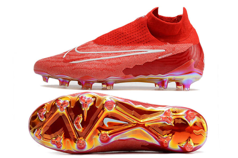 Chuteira Campo Nike Phantom GX DF Elite FG Vermelha