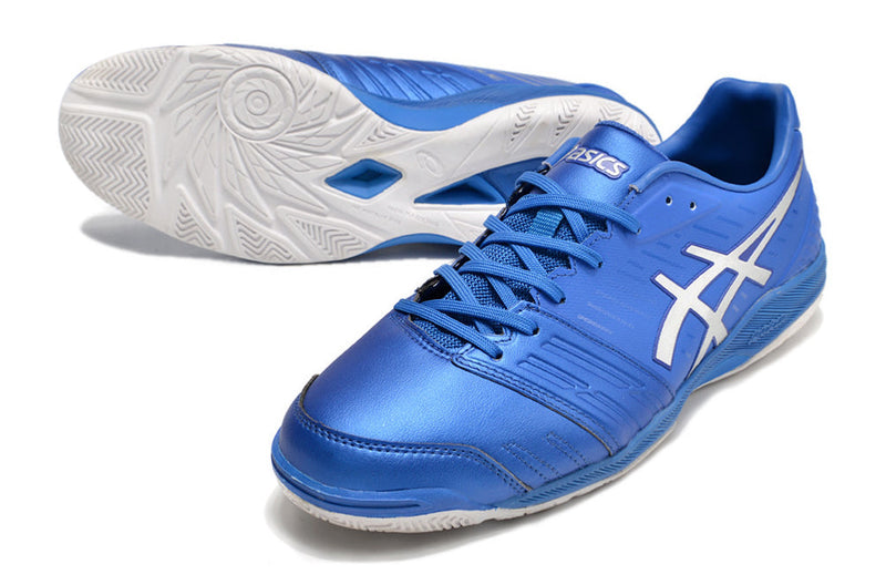 Chuteira Futsal Asics Japan Destaque II IC Azul