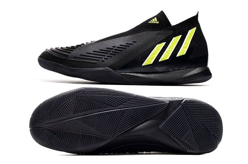 Chuteira Futsal Adidas Predator Edge+ Preta e Verde