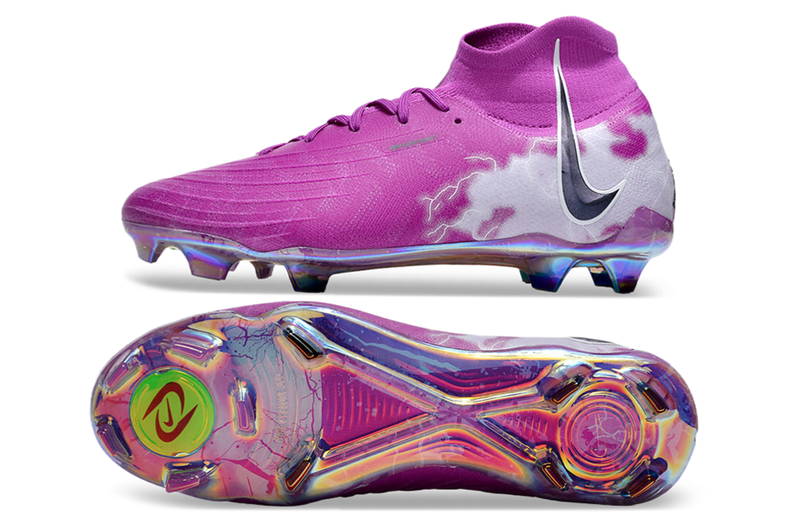 Chuteira Campo Nike Phantom Luna Elite FG Roxa "Thunder Pack"